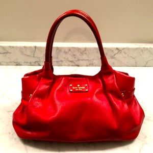 Red Leather Kate Spade Satchel